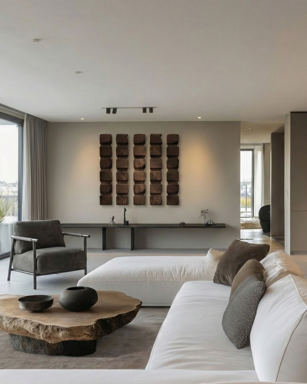 Custom living room sofa handcrafted by Pouffie in Jakarta