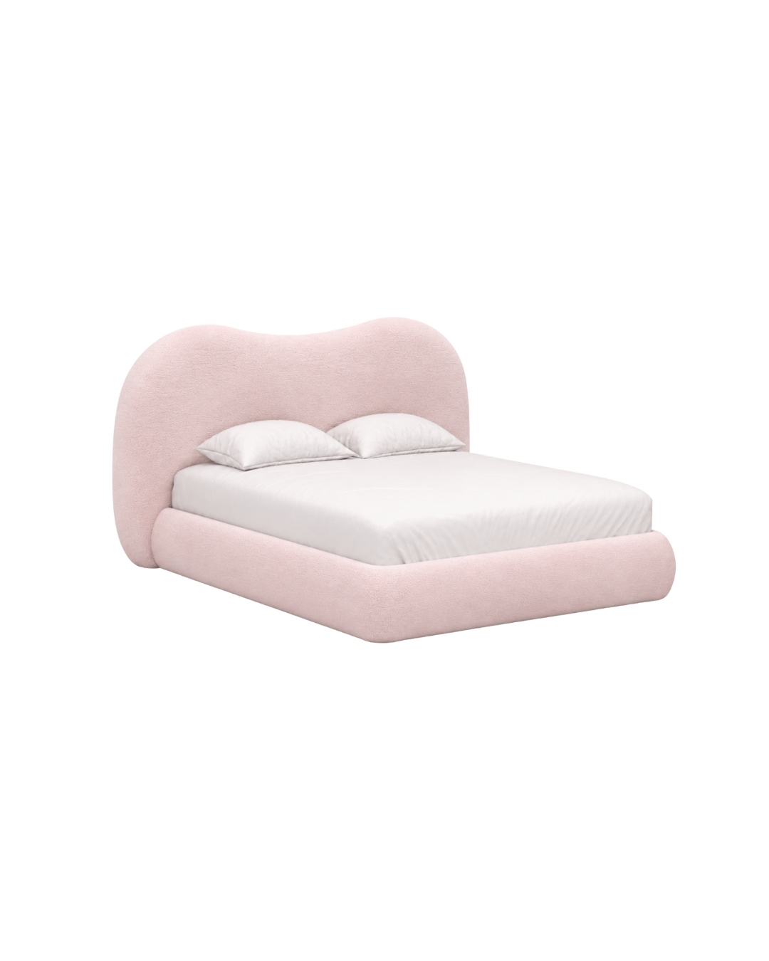 Laura tailored bed frame with upholstered headboard